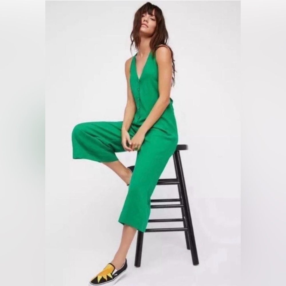 Free People Wide Leg Jumpsuit